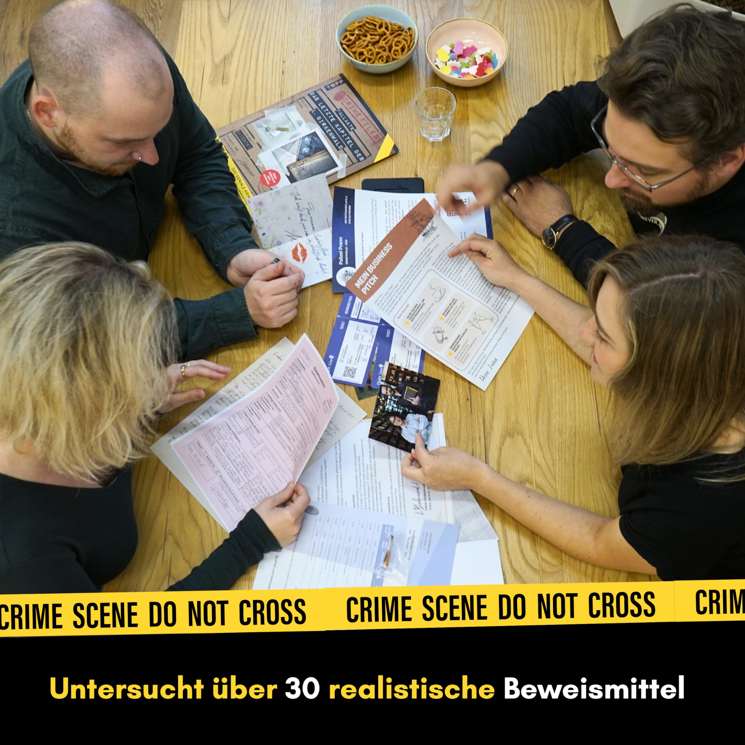 topp Archivos de Crimen – Fallakte: Das letzte Kapitel Des L. Birkenwald – Das geniale Krimispiel mit über 30 Beweismitteln: Tatort Escape Room – AB 10 Jahren – für 2–4 Spieler