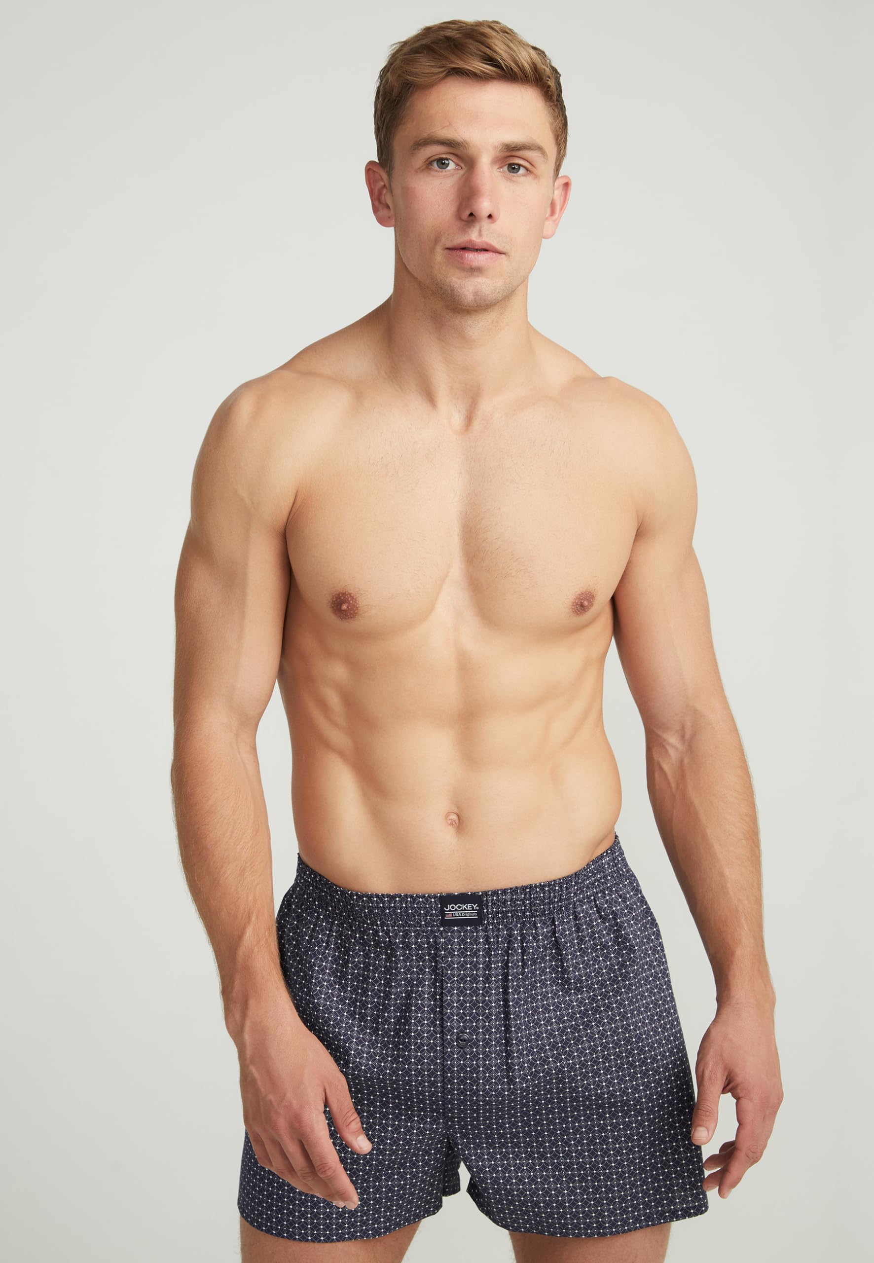 Jockey Pure Cotton Comfort Boxer Pantaloncini (Pacco da 3) Uomo