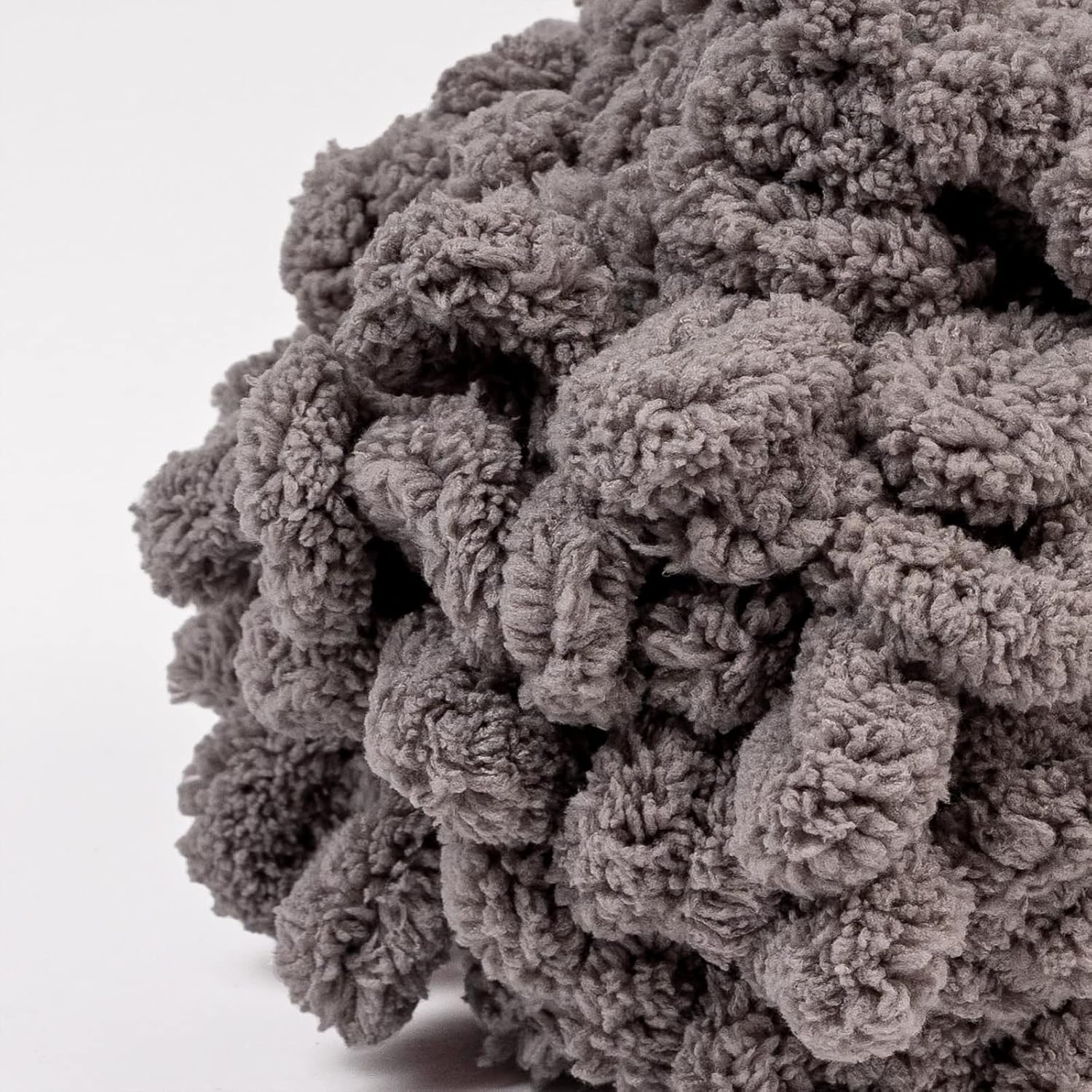 Crafted By Catherine Chunky Loop Yarn - 3 Pack, Grey, Gauge 7 Jumbo