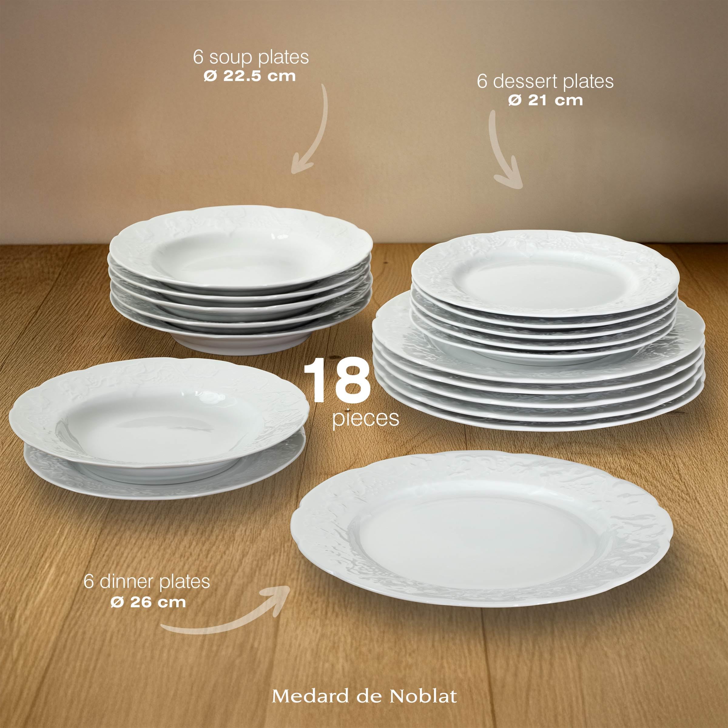 Noblat MV00CCB00S18 Provence Service 18 szt