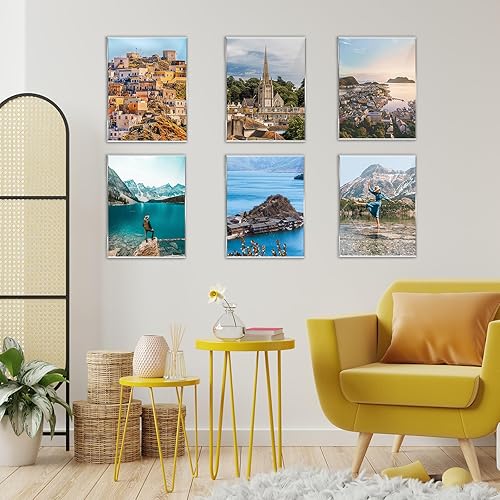 Miniatura 5 de DZZ Marco de 11x14 pulgadas de acrílico transparente 11 x 14 marco de fotos, marco de foto transparente de alta calidad, marcos de 11x14 para foto