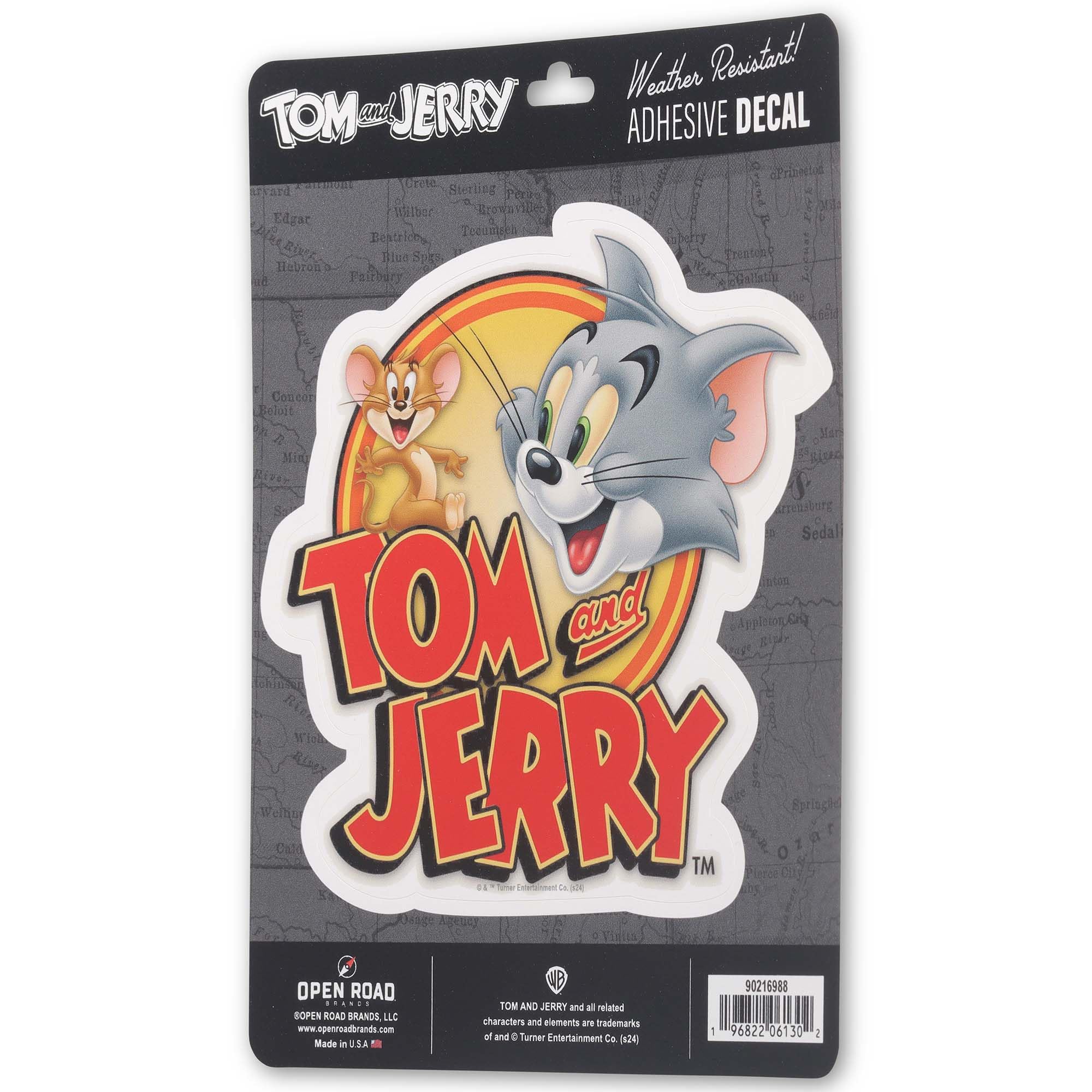 Jerry 2d Sticker Tom And Jerry Logo Sticker