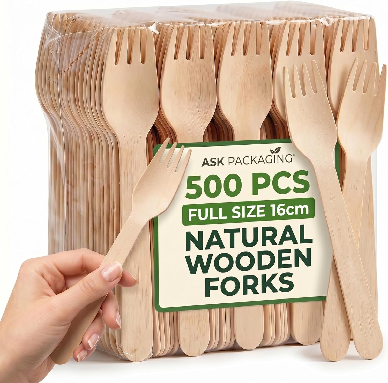 500 Disposable Wooden Forks...