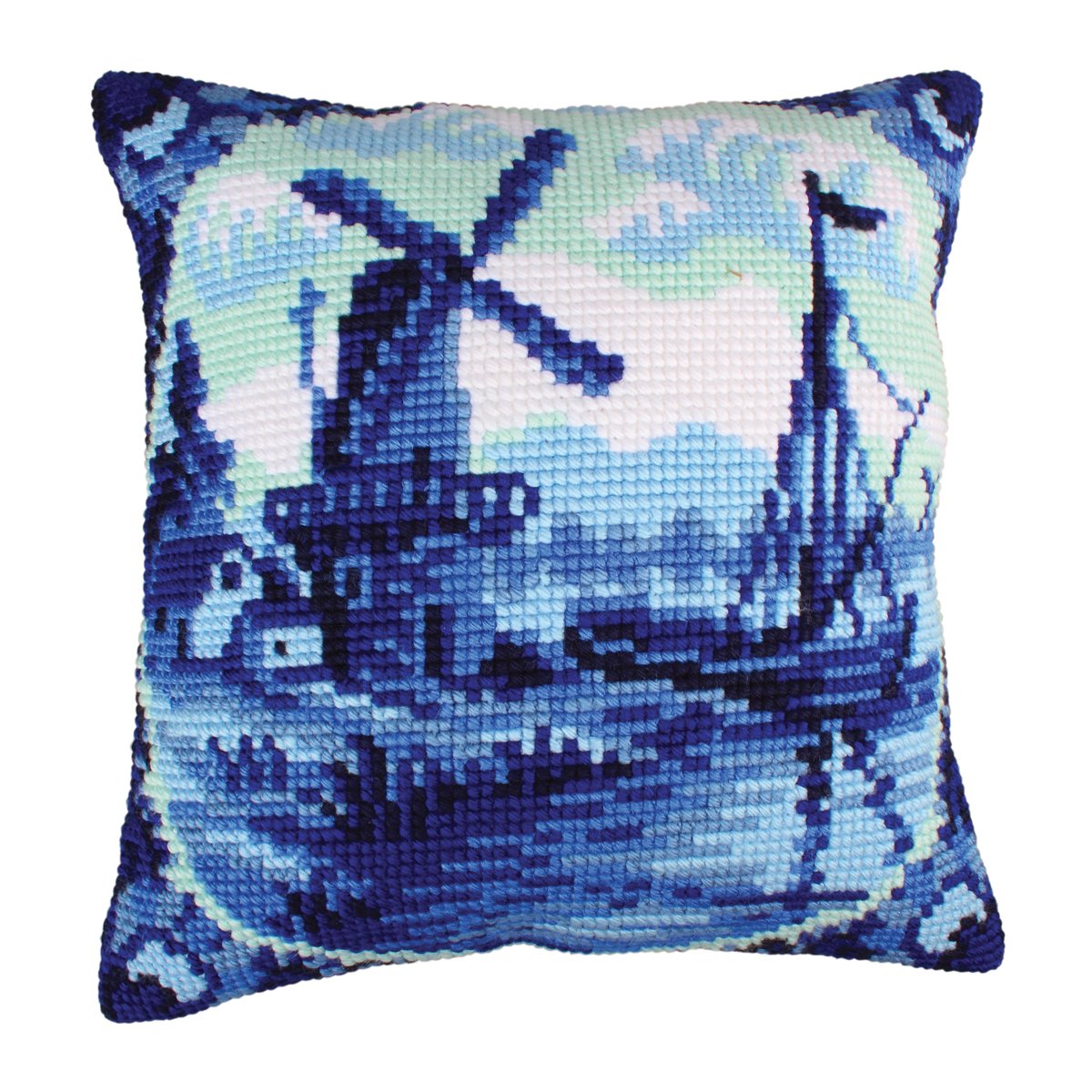 Duftin 5200 Earthenware Delft Windmill Cushion Large Bore Kit 50 Multi-coloured 45 x 0.1 cm, Multicolor, 50 x 45 x 0.1 cm
