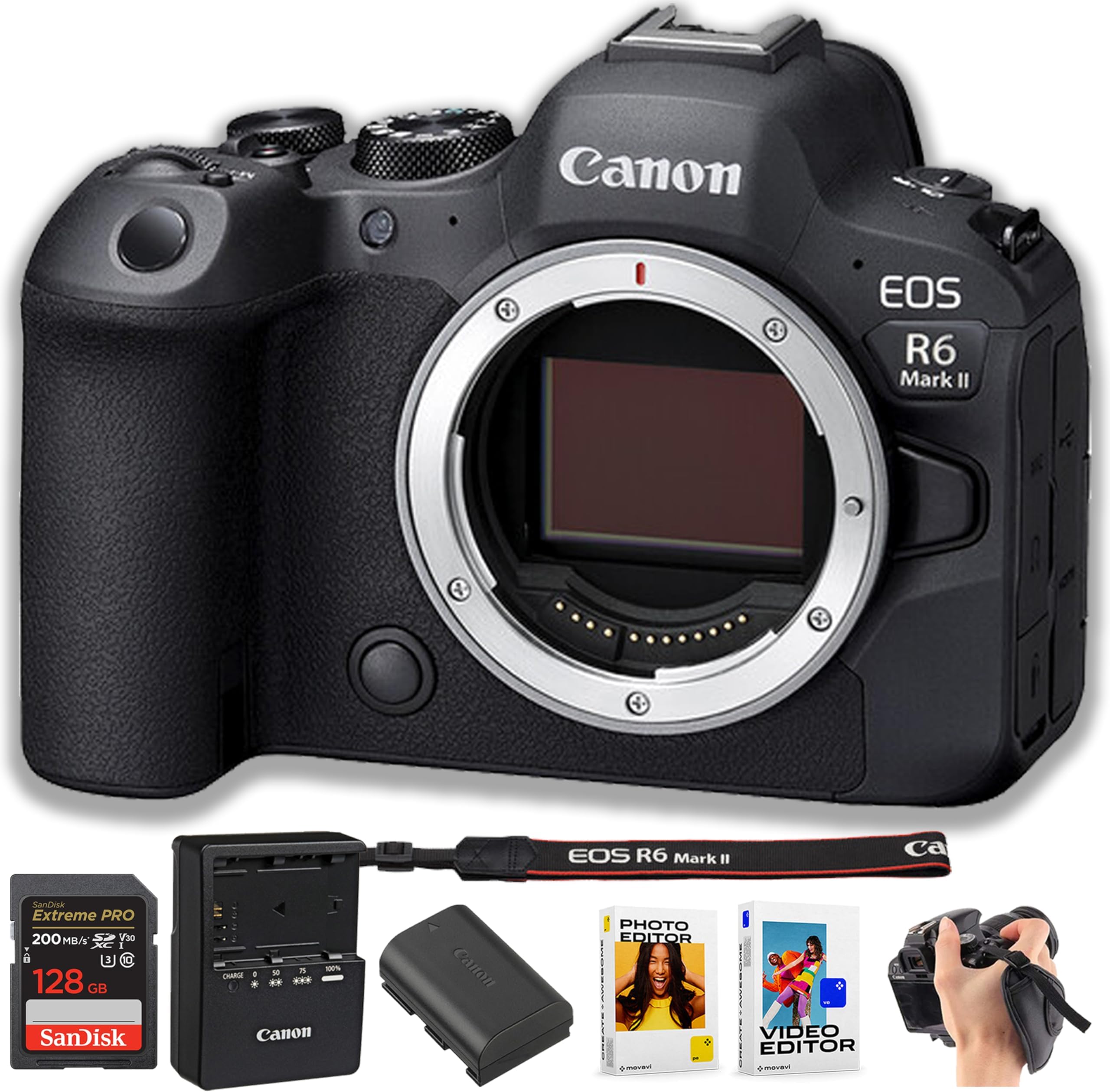 Amazon.com : Canon EOS R6 Mark II Mirrorless Digital Camera Body | 24 ...