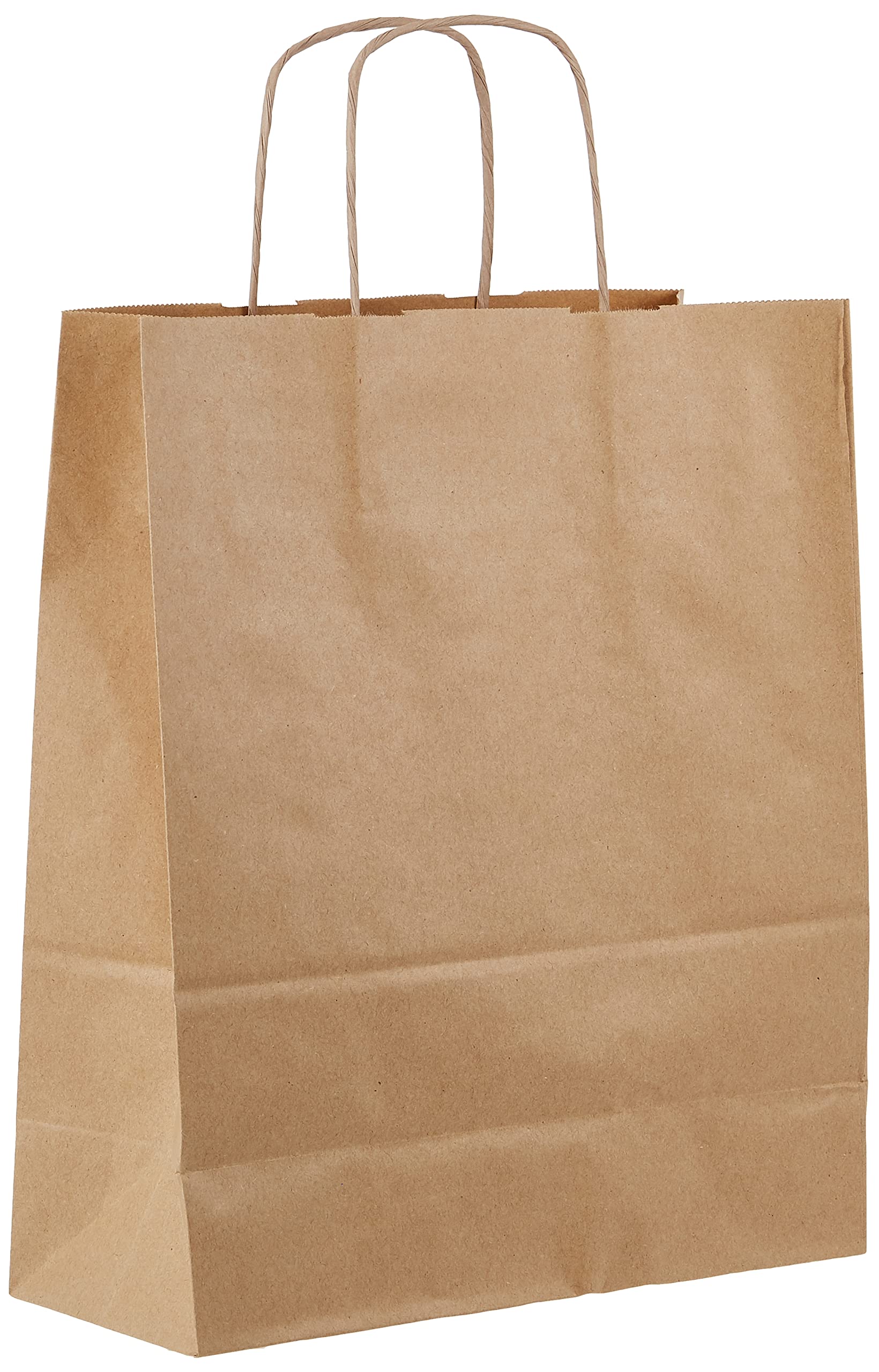 Falcon Pack Retail Shopping Bag, 33 cm x 27 cm x 12 cm Size, Brown