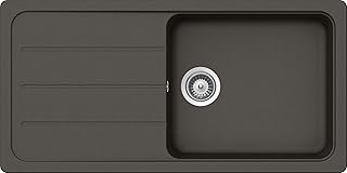 SCHOCK Küchenspüle 100 x 50 cm Formhaus D-100L Asphalt - CRISTALITE Granitspüle ab 60 cm Unterschrank-Breite