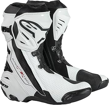 ALPINESTARS Unisex-Adult SUPERTECH R RIDERS BOOTS (COLOR - WHITE