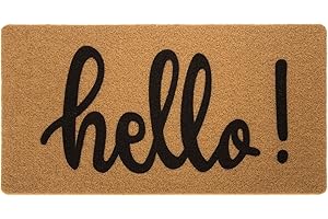 Hello Welcome Matt Outdoor for Home Entrance Door mat for Indoor Outdoor