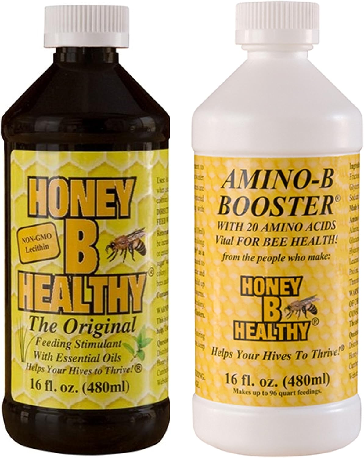 Honey B Healthy Original and Amino B Booster 2-16oz Bottle Kit