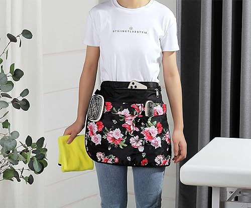 Miniatura 2 de Delantal de limpieza impermeable con 7 bolsillos, suministros de limpieza para el hogar, delantal de criada ligero y duradero