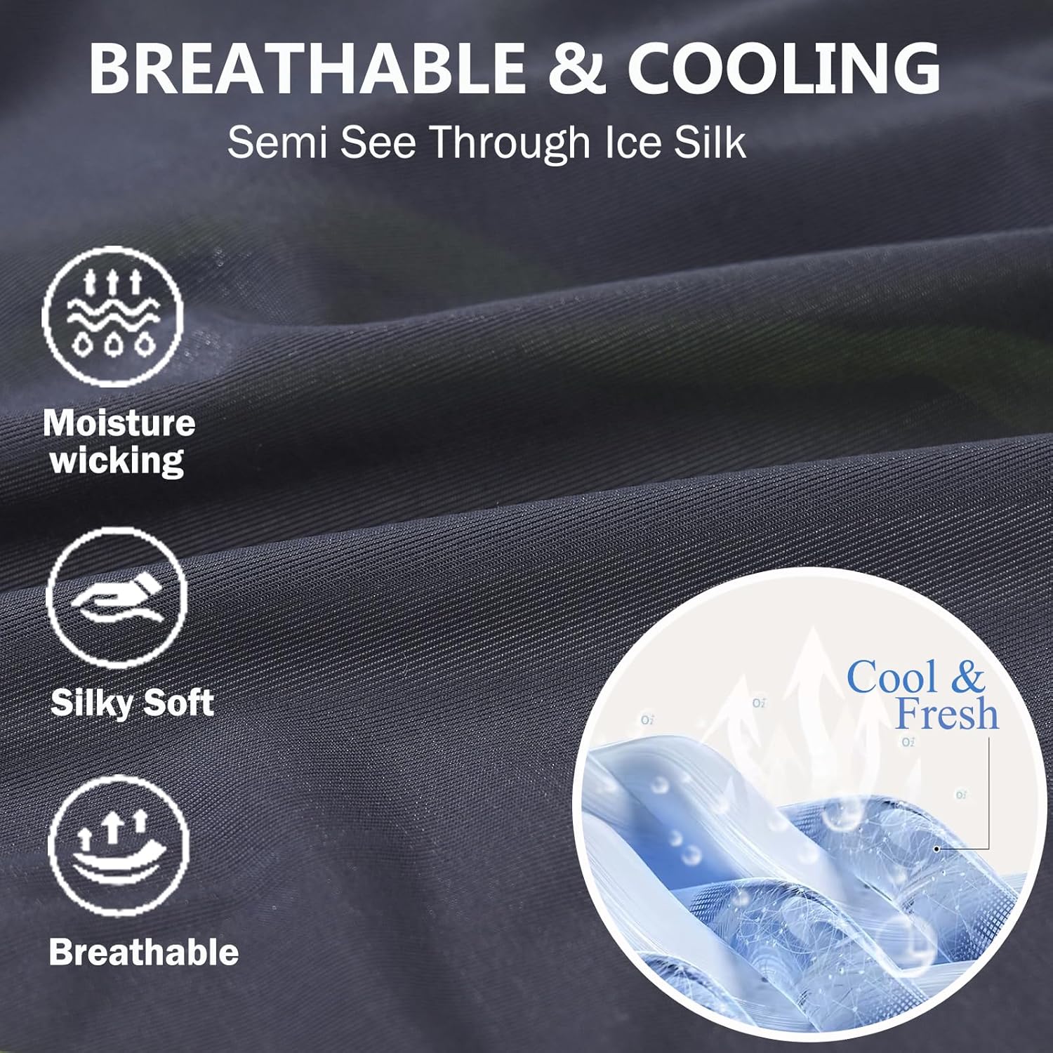 ZONBAILON Men's Briefs Dual Pouch Ice Silk Underwear Open-fly Breathable Sexy Panties - Image 5