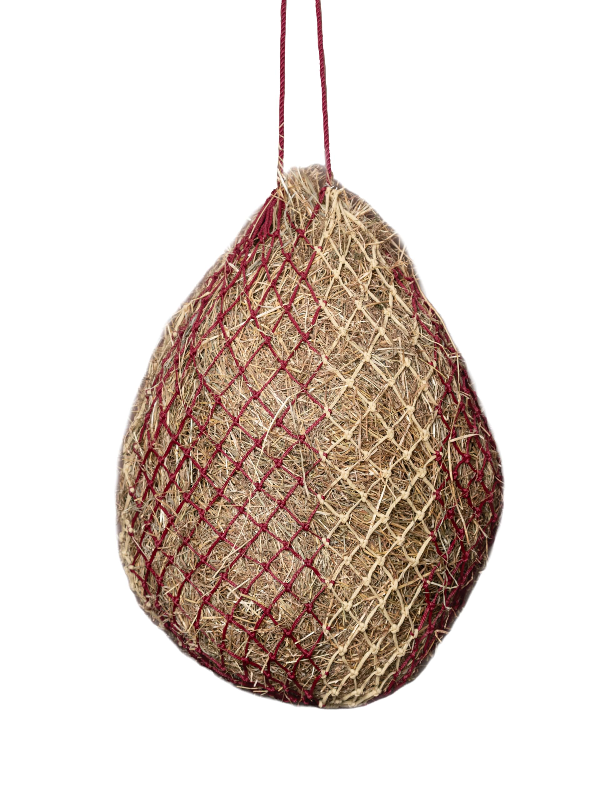 Hippo Hay Net Horse Greedy Feeder - Durable Long Lasting Yard Feeding Bag with Small Holes