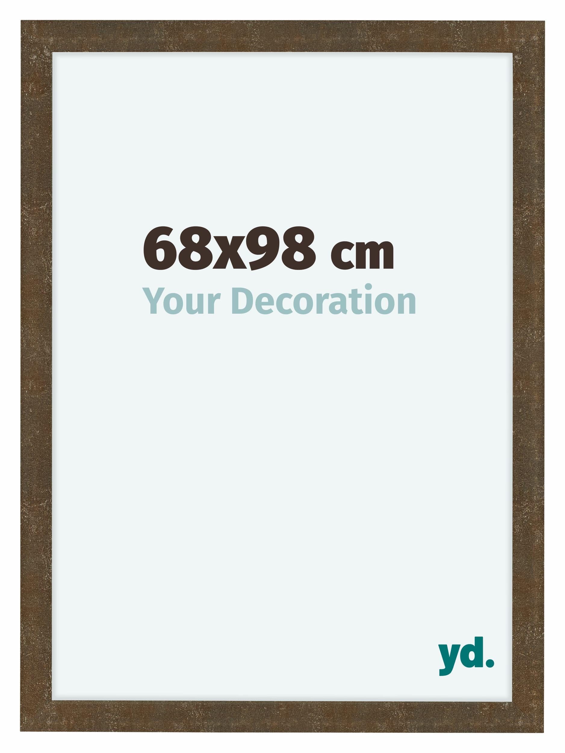 Your Decoration - Picture Frame 68x98 cm - Gold Antique - Decorative Wall Frame in MDF with Antireflection - Frame 68x98 - Como — image 1