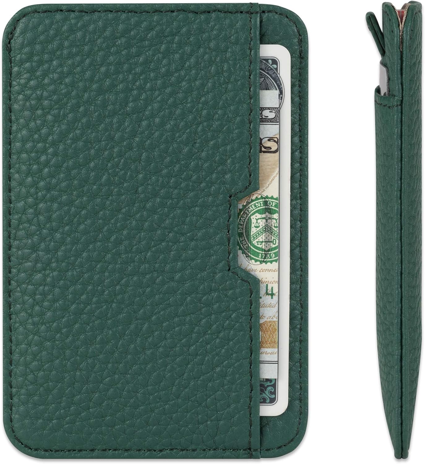 Vaultskin CHELSEA Mens RFID Blocking Slim Leather Card Wallet - Minimalist Front Pocket Cardholder - Image 4