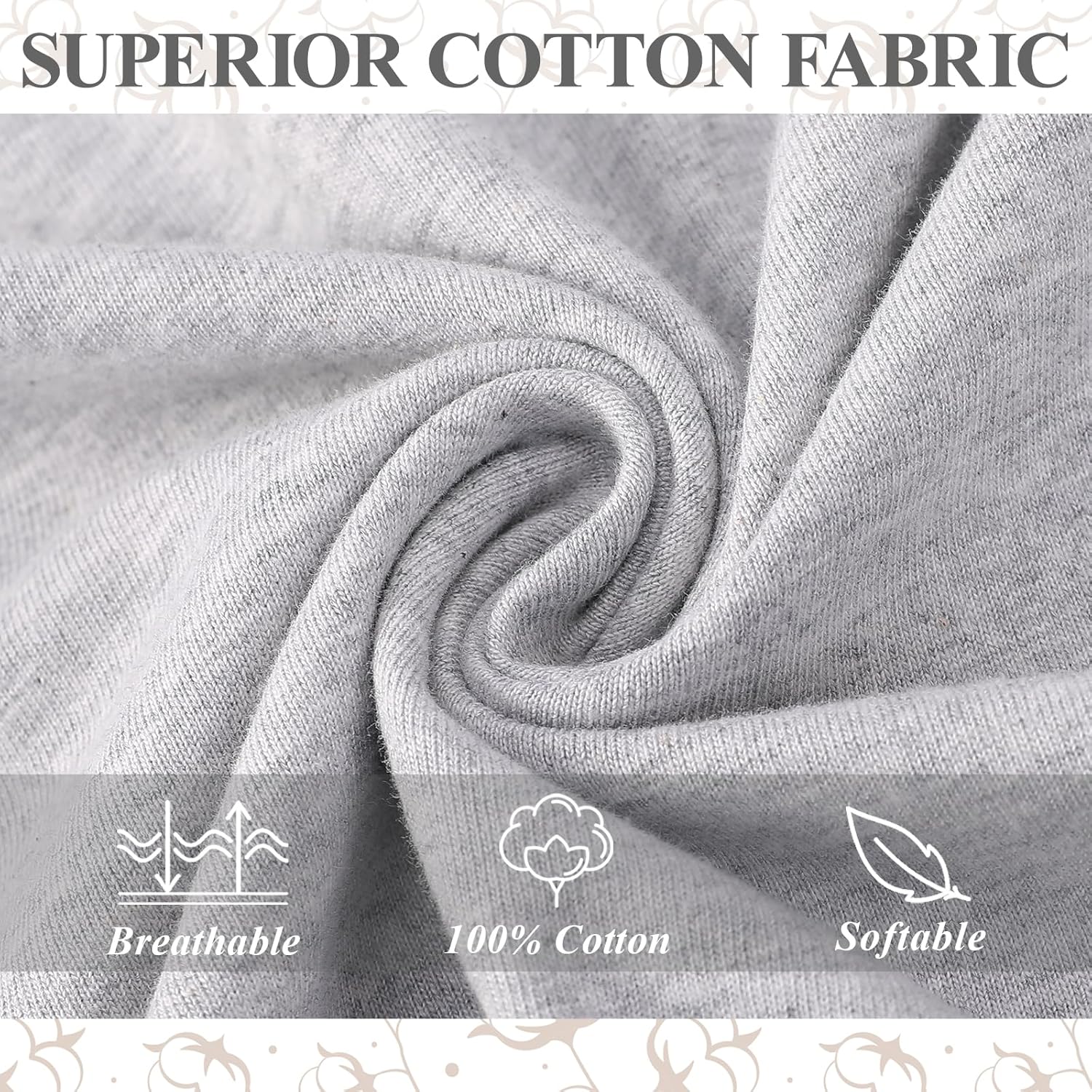 Men's Pajama Set with Henley Neckline 100% Cotton Soft and Comfortable Nightwear 2-Piece Lounge Set - Image 4