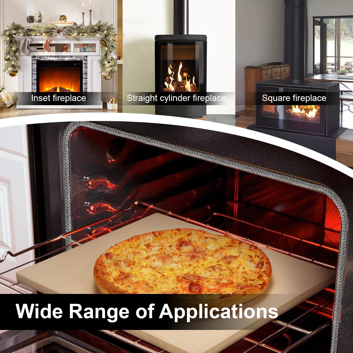 Vetro Con Guarnizione E Viti E65/58M Stufe A Pellet Piazzetta - Foto 2