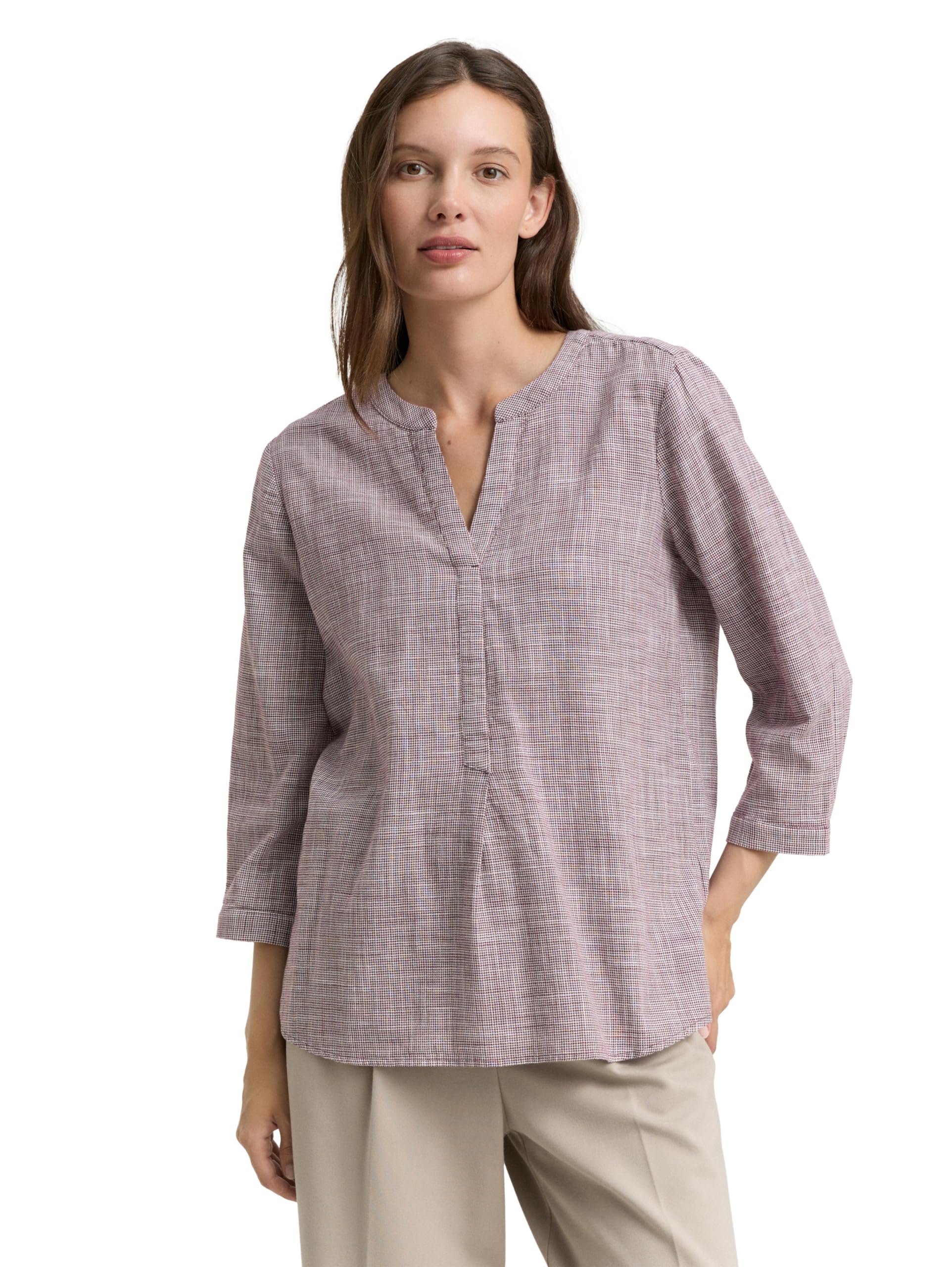 Tom Tailor Damen 1047572 Bluse aus Baumwolle