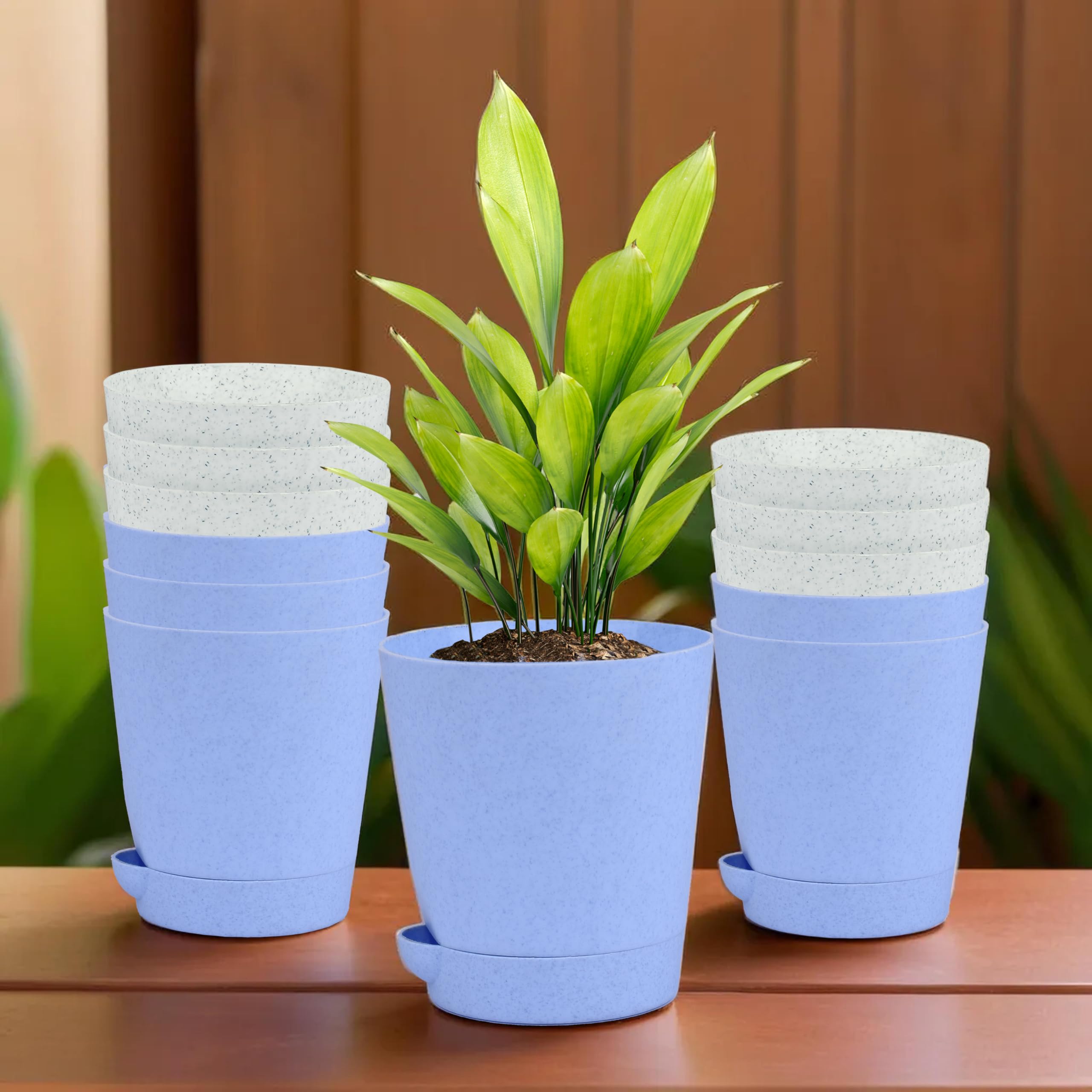 Kuber Industries Flower Pots - 12 Pack -14