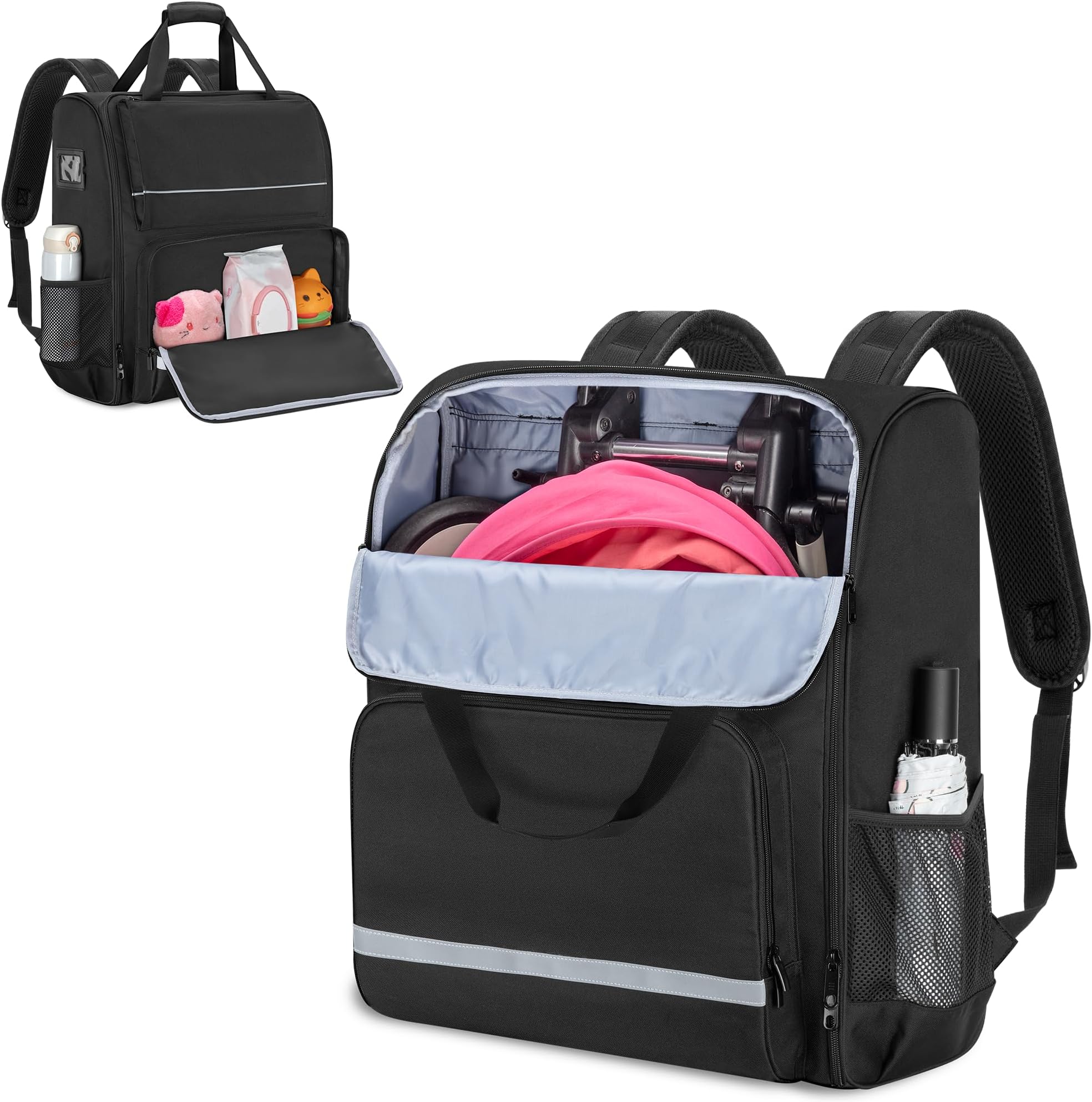 Stroller Backpack Compatible with BABYZEN YOYO2, Patented Design