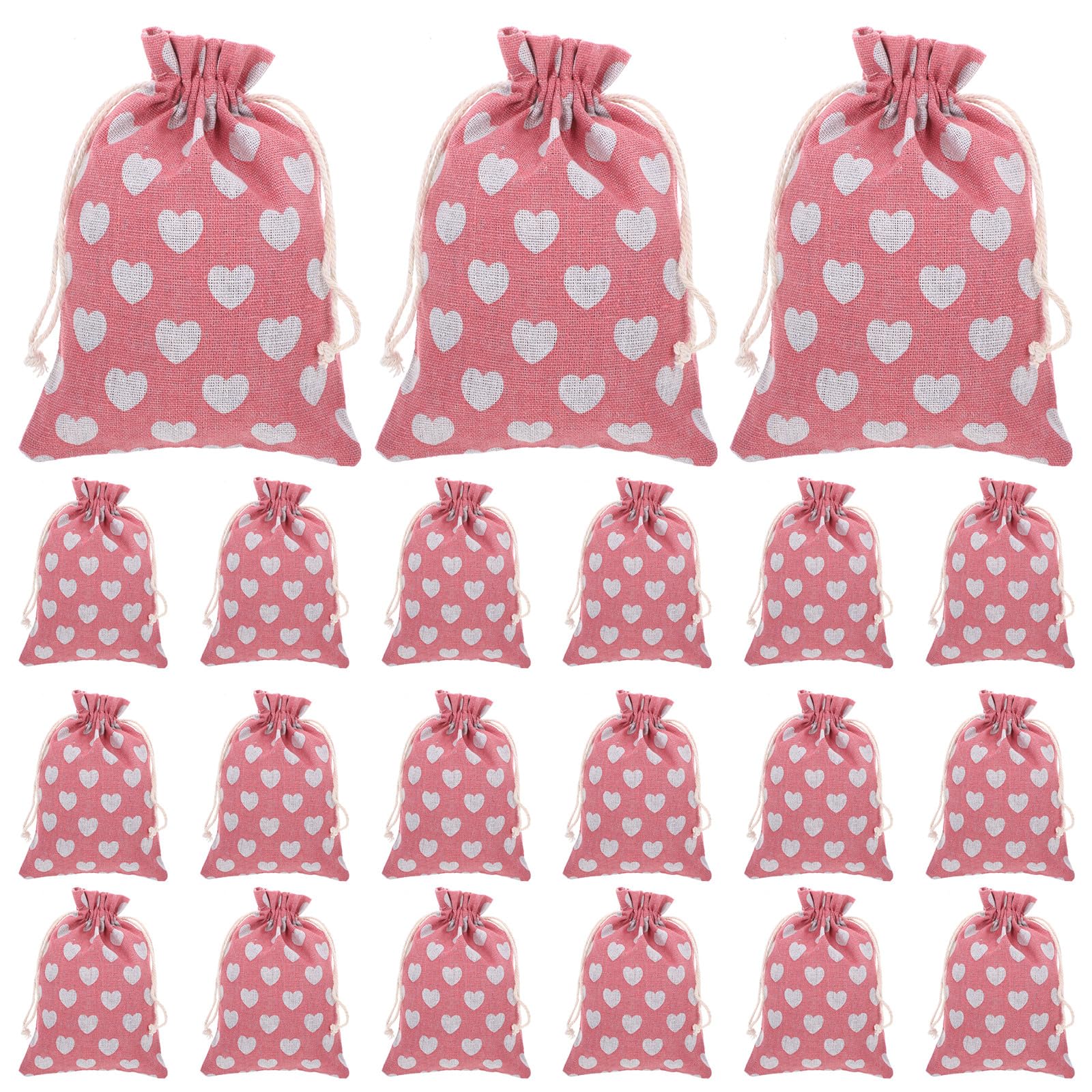 Bolsas para Joyería de Algodón Pequeñas Bolsitas de Regalo de Boda 50 uds