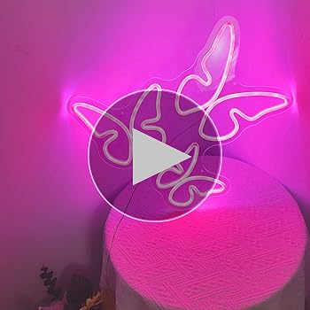 Amazon | 蝶々 ネオンサイン LEDネオンライト ネオン管