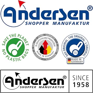 ANDERSEN Elik Replacement Bag Brown 38 L for Shopping Trolley