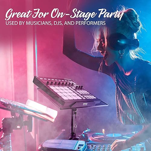 Miniatura 6 de Pyle Pyle PLPTS4X2 - Soporte de trípode para proyector de laptop, 2 piezas, para computadora, libro, equipo de DJ, altura ajustable de hasta 52