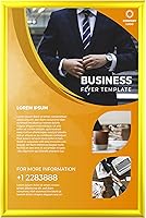 Vista 27 de BNV Marco de aluminio para póster de carga frontal / certificado de imagen, blanco, 8.5 x 11 pulgadas, perfil de 1 pulgada, montaje en pared, modo