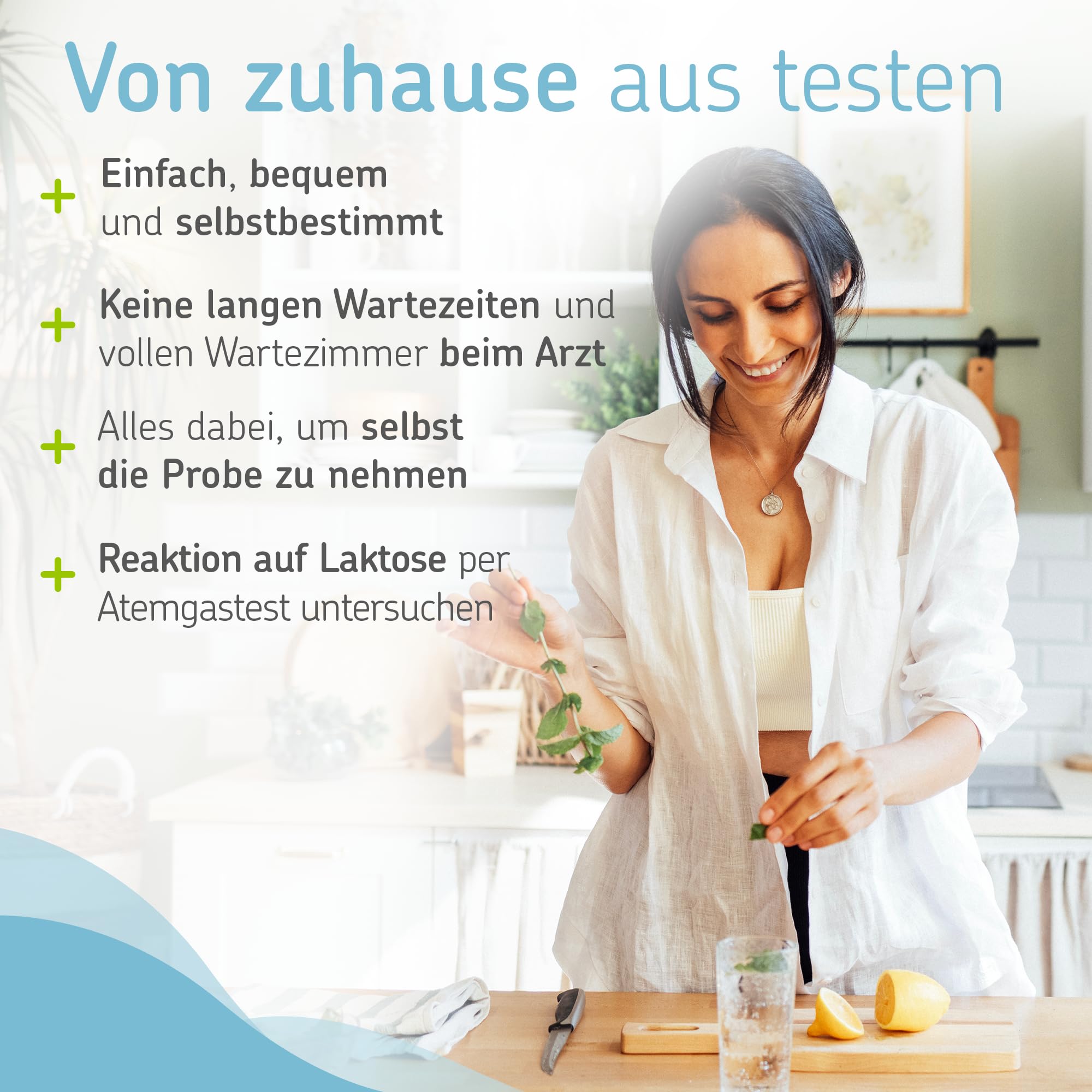 cerascreen Laktoseintoleranz-Test – Laktose-Unverträglichkeit schnell & einfach per Selbsttest von Zuhause bestimmen | Laktose Atemtest | Jetzt Milchzucker-Unverträglichkeit selber testen