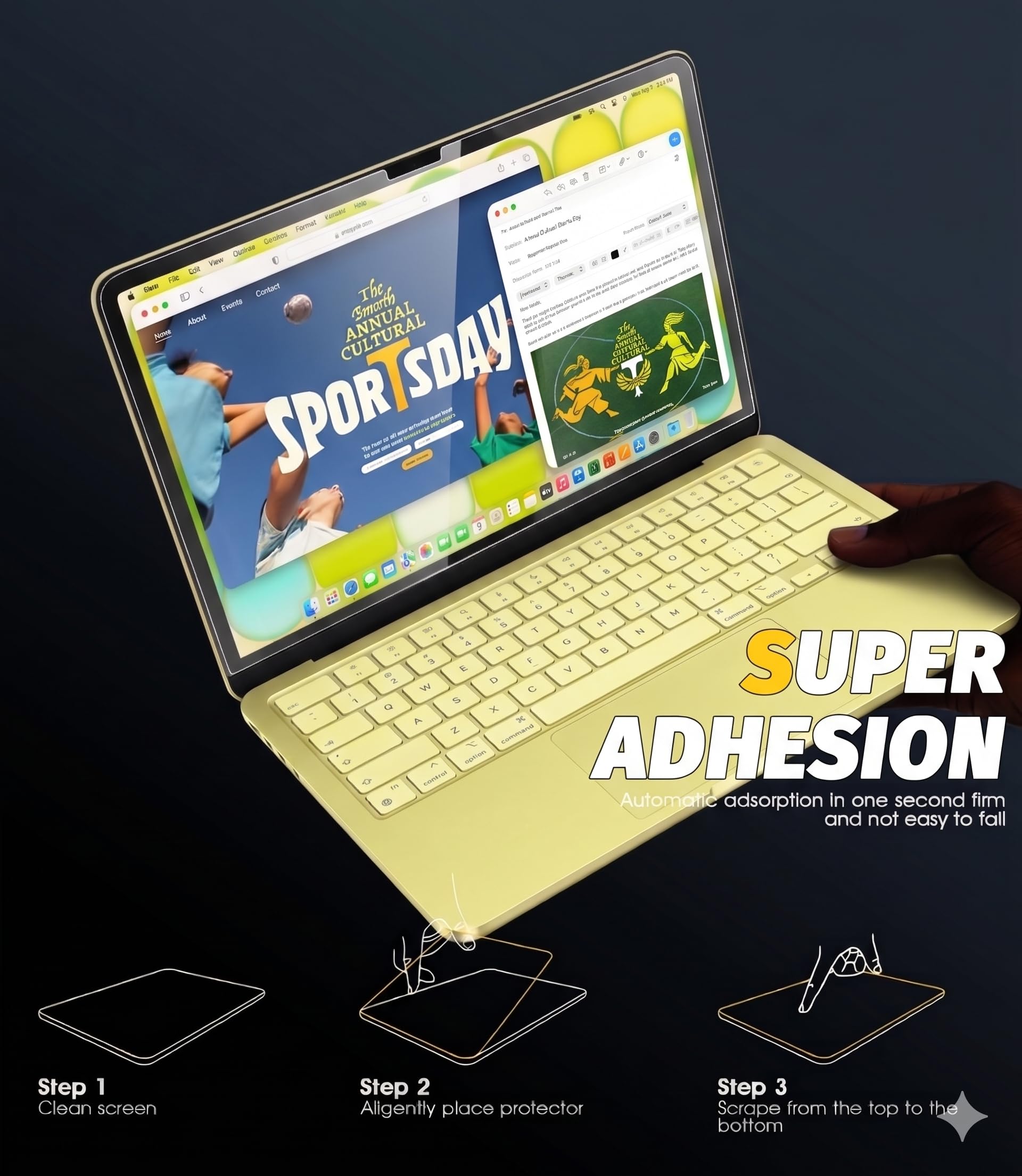 NEWZEROL Verre Trempé Mat Compatible Apple MacBook Neo 2026, Anti-Rayures Haute Définition 9H Protection D'écran