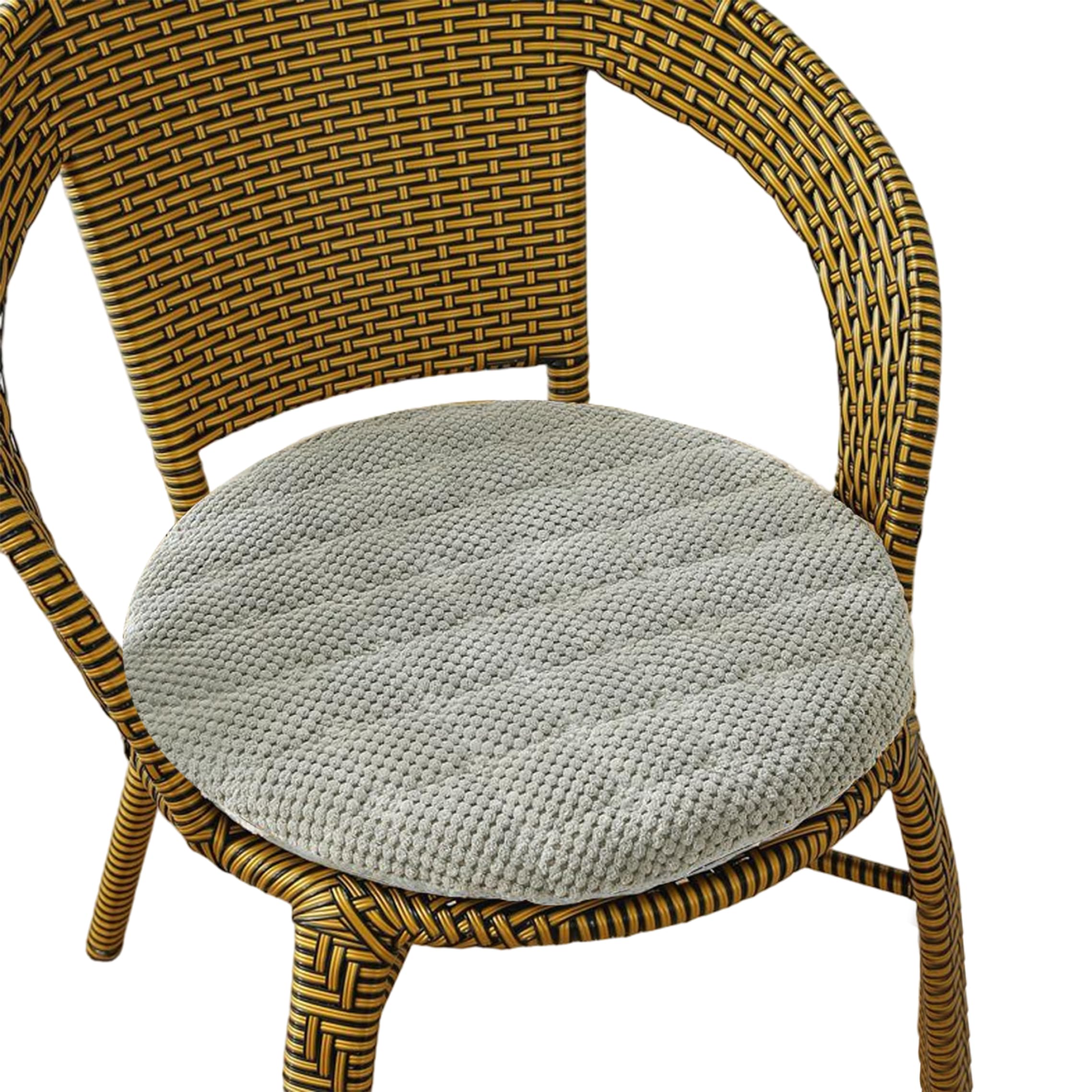 Coussin de chaise d'extérieur antidérapant et doux pour assise de terrasse