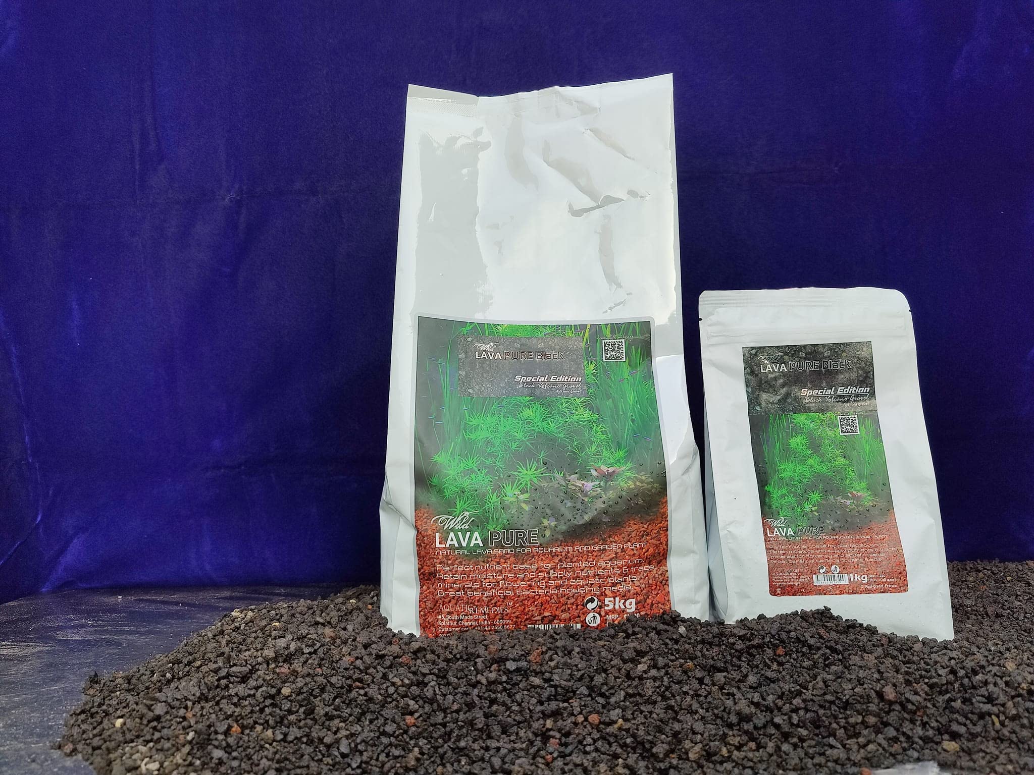 VAYINATO Aquatic Remedies Wild Lava Pure Black,Special Edition Black Volcano Gravel(5Kg) (B09RQSJ74Z) Amazon Price History, Amazon Price Tracker
