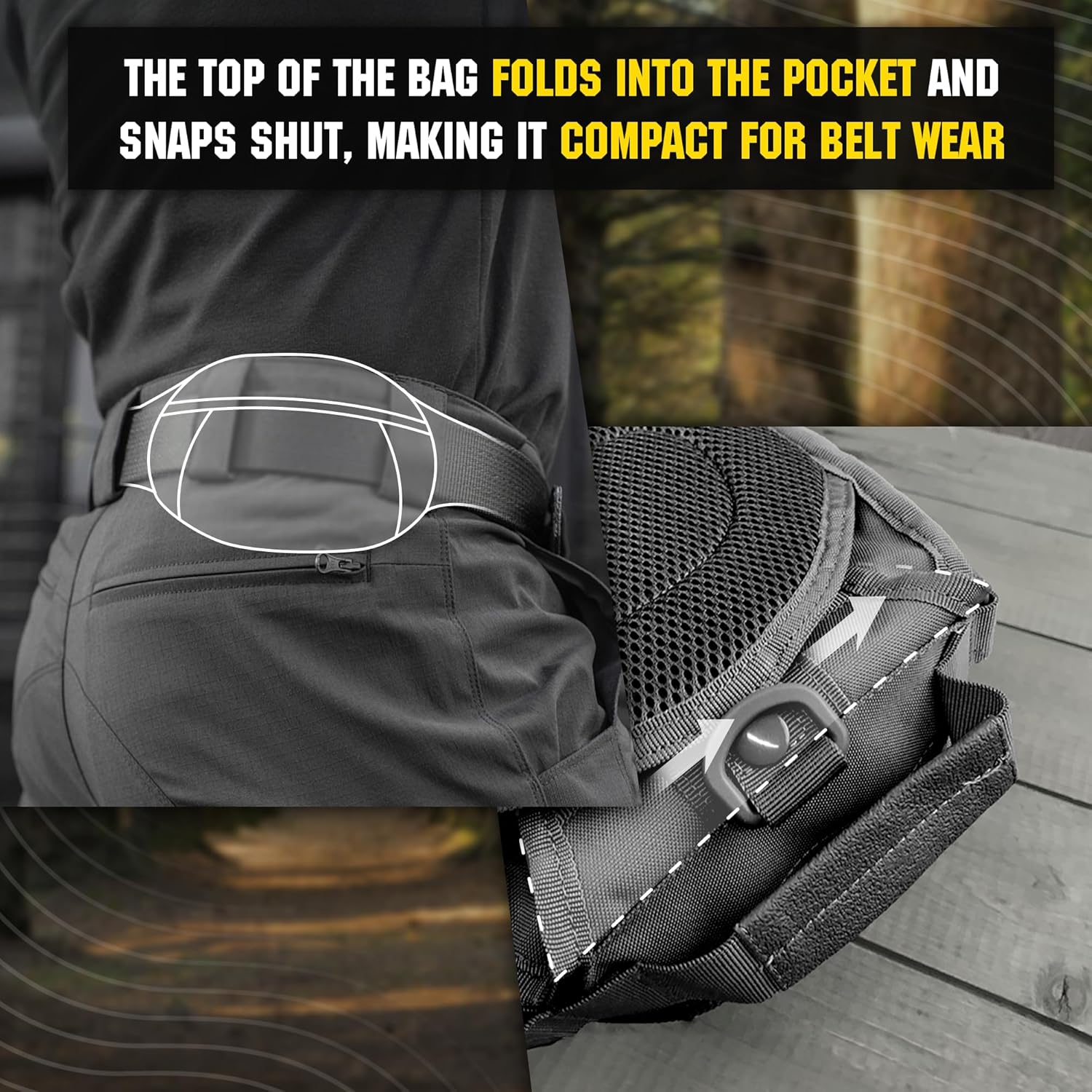M-Tac CCW Sling Bag for Men & Women - EDC Shoulder Bag Tactical - Crossbody Concealed Carry Bag - Mens Chest Pack
