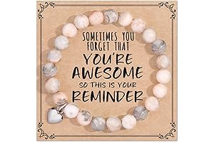 Sometimes You Forget You're Awesome Inspirational Gifts Jewelry with Card for Women Homemade Gifts