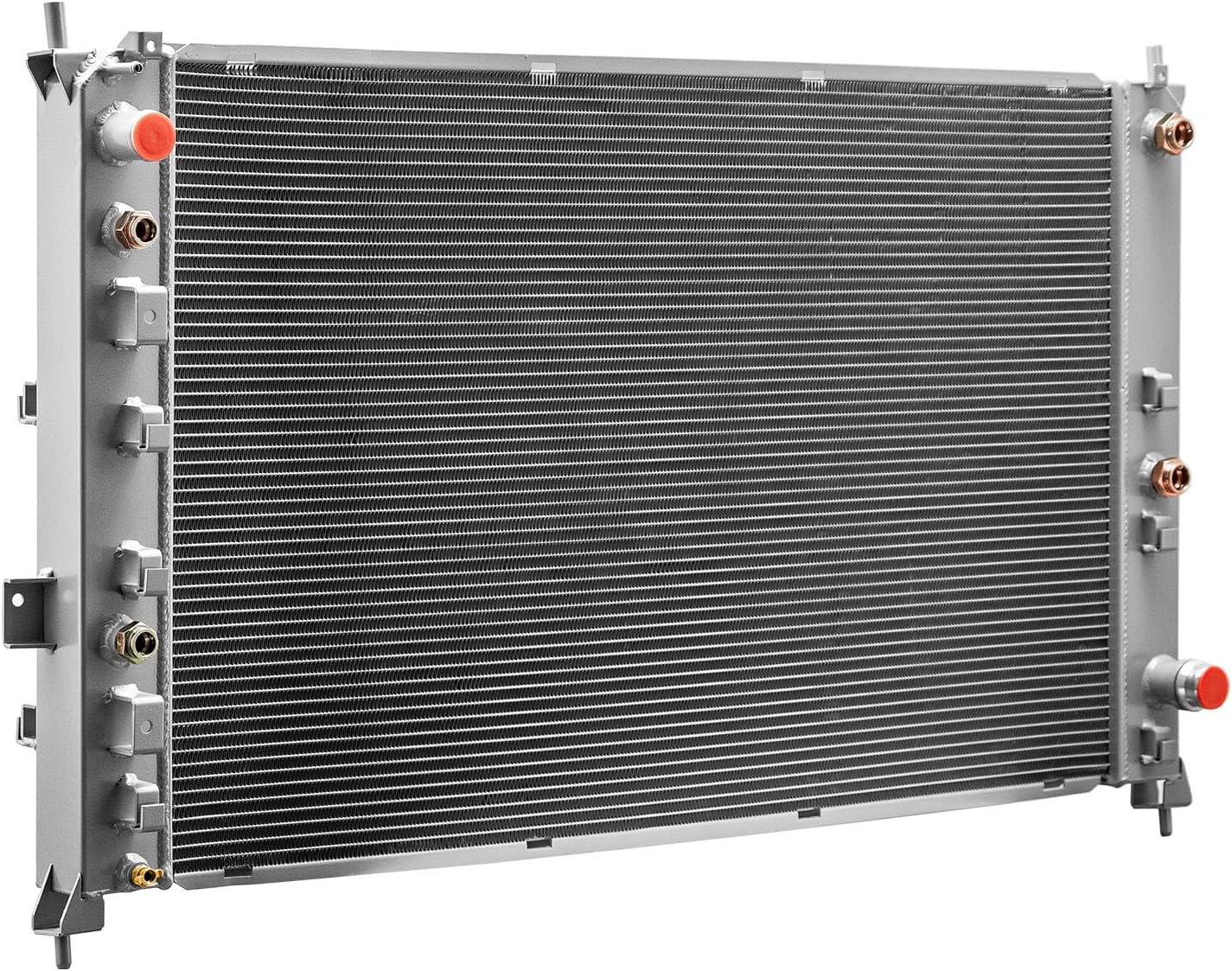 Aluminum Radiator Compatible with 2020-2022 Chevy Silverado 2500 3500 HD GMC Sierra 3500 HD V8 6.6 6.6l GAS 2-Core Performance Cooling 2021