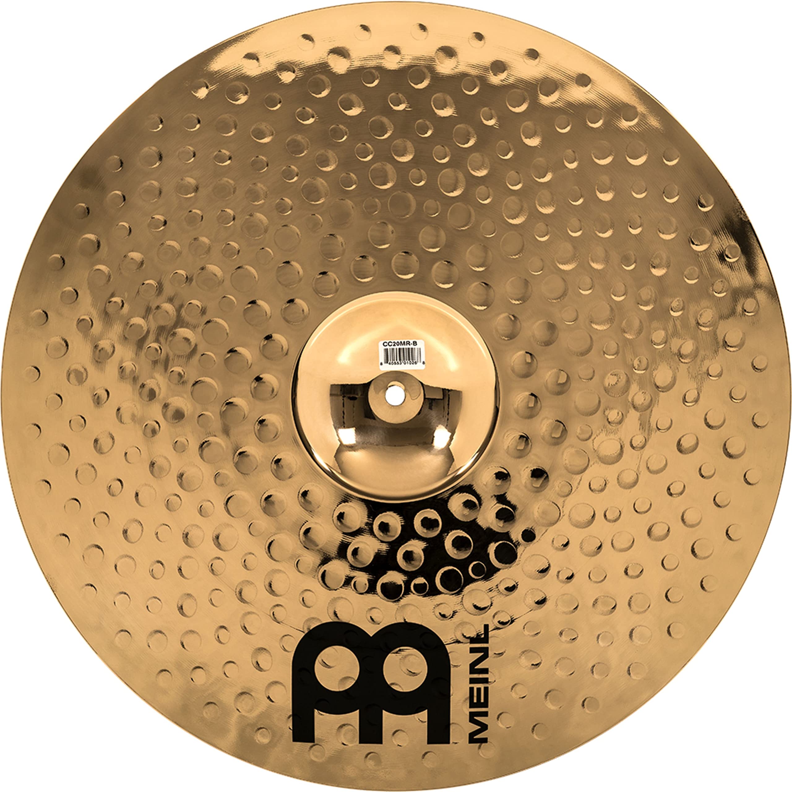 Meinl Cymbals Classics Custom Brilliant Cymbale Ride Medium 20 pouces (50,80cm) pour Batterie – B12 Bronze, Finition Brillante, Fabriquée en Allemagne (CC20MR-B)