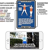 Vista 4 de Stack 52 Tarjetas de ejercicios de flexibilidad. Aprende estiramientos estáticos y dinámicos. Instrucciones de video incluidas. Perfecto