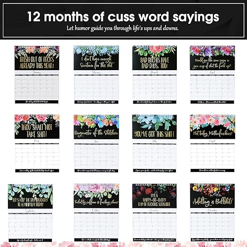 Miniatura 2 de Calendario Fu-ck It 2024 para mujeres cansadas, calendario 2024 para mujeres cansadas, calendario de pared para cansadas, divertido calendario