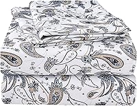 Vista 12 de JSD Juego de sábanas florales azul marino, tamaño individual, sábanas de microfibra impresas de 3 piezas, bolsillo extra profundo, sin arrugas