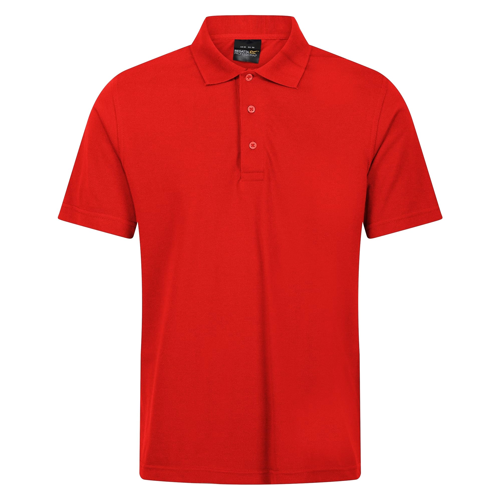 Regatta Professional Mens Pro 65/35 Short Sleeve Polo t Shirt Base Layer Classic Red