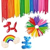 100Pcs Magic Balloons Kit, Colorful Long Latex Sculpture Twist Diy Balloons for Birthday kids Wedding Party Decorations