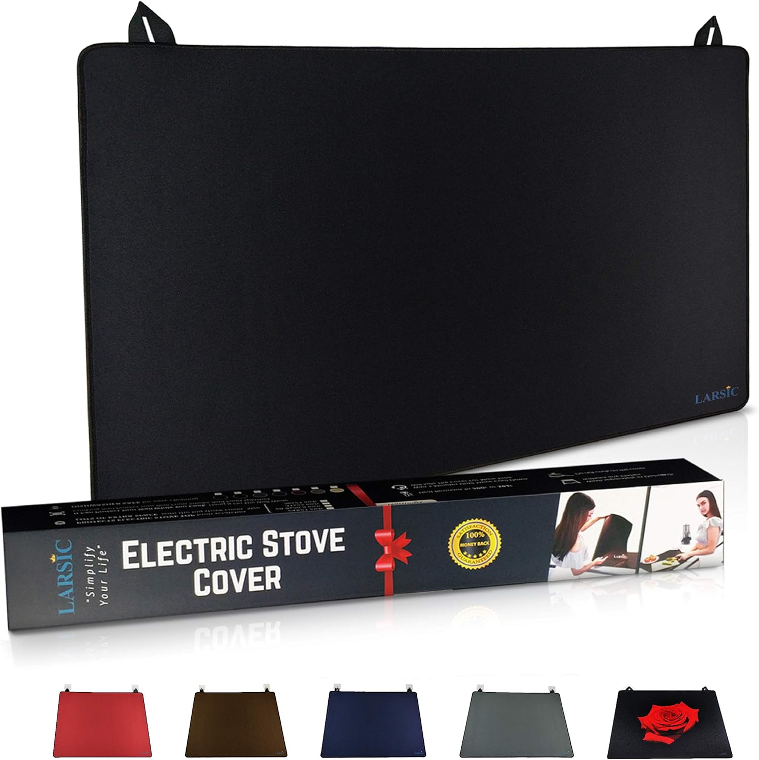 Larsic Stove Cover Thick Natural Rubber Sheet Protects Electric Stove