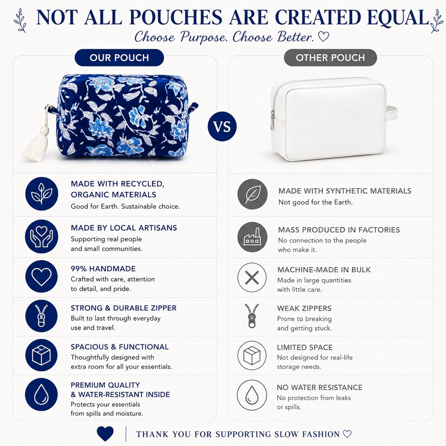 Huar Travel Makeup Bag- Large Capacity Cosmetic Bags for Women image 4