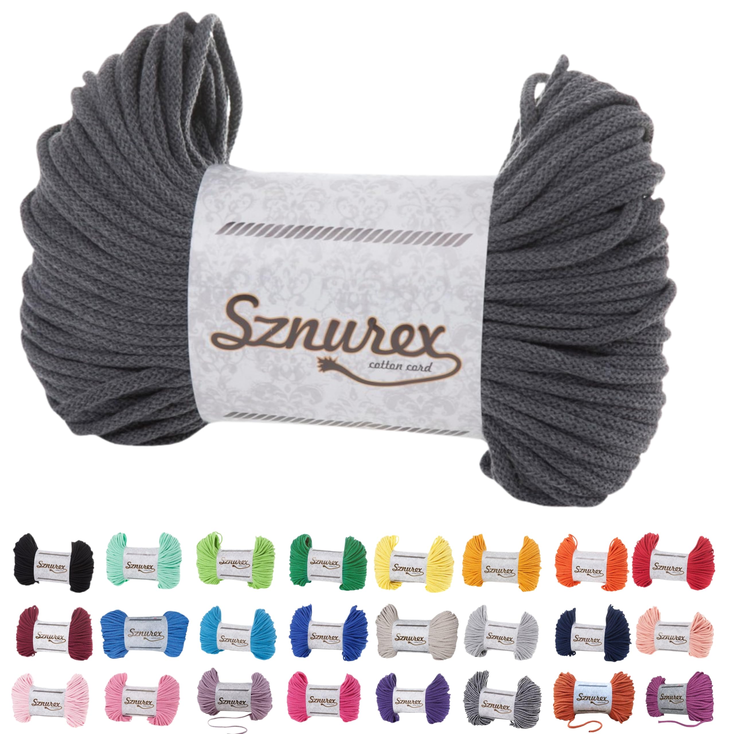 Corde macramé 5mm - Ficelle Corde Fil Macrame Coton trapilho cordelettes Couture