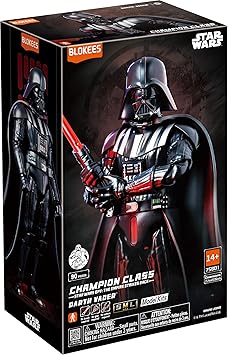 BLOKEES - Star Wars EP V - The Empire Strikes Back - Darth Vader Model Kit - Assembly Required - No Tools - No Paint - No Glue - No Cutting - Age 14+