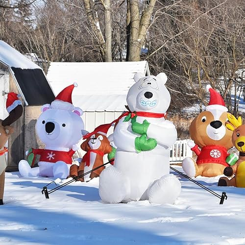 Miniatura 9 de Juego de estacas inflables de plástico, incluye 12 estacas inflables para tienda de campaña, 12 ganchos y cuerda de 65.5 pies, estacas inflables