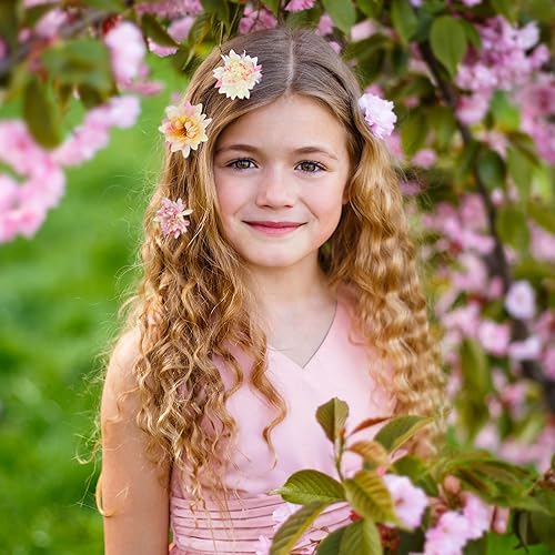 Miniatura 3 de 42 pinzas para el pelo con flores, tenedor para niñas, hecho a mano, horquilla, deslizante, pinzas para el cabello para mujeres, bodas, bodas,