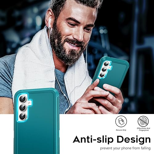 Miniatura 7 de LeYi Funda para Samsung Galaxy S23-FE-Case S23FE S 23 FE Funda con 2 protectores de pantalla de vidrio templado, resistente 3 en 1 Samsung S23 FE,