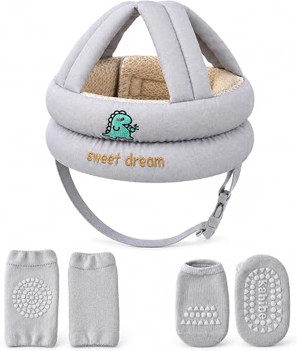 Baby Head Protector & Knee Elbow Pads Set 1-3 Years